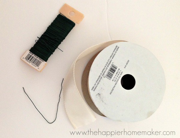 wreath bow supplies