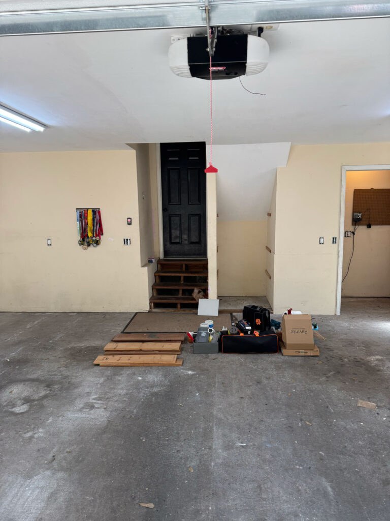 emptied garage