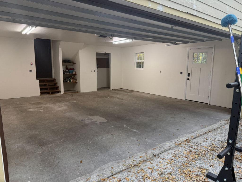 two car garage