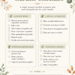 fall garden and yard checklist